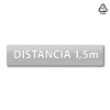 Plantilla pintar señal "distancia 1,5 m