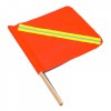 Kit bandera XL naranja (X en amarilla) + mástil 2,44