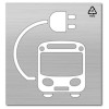 Plantilla señalizar punto de recarga bus eléctrico