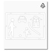 Plantilla para pintar señalización Calle Residencia - Señal S-28