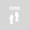 Plantilla pintar señal "esperi" con pictograma pisada