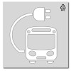 Plantilla señalizar punto de recarga bus eléctrico