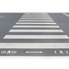 Kit 3 Plantillas señalización paso de peatones "mantenga distancia 2 m