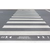 Kit 3 Plantillas señalización paso de peatones "mantenga distancia 2 m