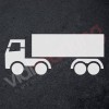 Plantilla para pintar signo camión trailer
