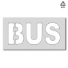 Plantilla pintar señal BUS (una pieza)-75x150 cm-Horizontal-Polipropileno