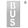 Plantilla pintar señal BUS (una pieza)-75x150 cm-Horizontal-Polipropileno