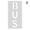 Plantilla pintar señal BUS (una pieza)-75x150 cm-Horizontal-Polipropileno