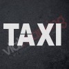Plantilla pintar señal TAXI