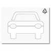 Plantilla para pintar símbolo coche (frontal) 
