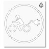 Plantilla punto carga moto eléctrica
