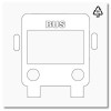 Plantilla pintar señal carril BUS