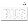 Plantilla pintar señal parada/carril BUS 