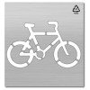 Plantilla pintar bicicleta carril bici