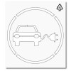 Plantilla punto carga vehículo eléctrico