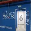 Plantilla pintar señal salida de emergencia parking 