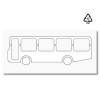 Plantilla para pintar signo autobus