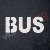 Plantilla pintar señal BUS (una pieza)-75x150 cm-Horizontal-Polipropileno