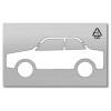 Plantilla para pintar signo de coche (lateral)