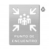 Plantilla pintar señal punto de encuentro (