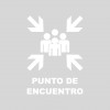 Plantilla pintar señal punto de encuentro (