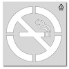 Plantilla pintar señal prohibido fumar