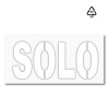 Plantilla pintar señal SOLO L (