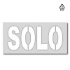 Plantilla pintar señal SOLO L (