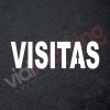 Plantilla pintar señal VISITAS M