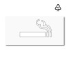 Plantilla pintar señal fumadores-cigarro 