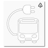 Plantilla señalizar punto de recarga bus eléctrico