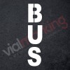 Plantilla pintar señal BUS (una pieza)-75x150 cm-Horizontal-Polipropileno