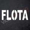 Plantilla pintar señal FLOTA L