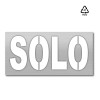 Plantilla pintar señal SOLO L (
