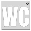  Plantilla para pintar señalética wc 