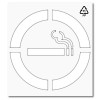 Plantilla pintar señal zona de fumadores