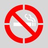 Pack 2 plantillas pintar señal prohibido fumar varios colores