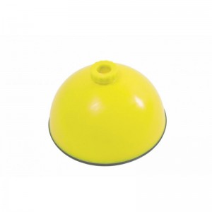 Base rellenable antideslizante amarilla 24 cm