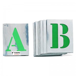 Pack 26 Plantillas metálicas Letras "A-Z