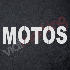 Plantilla carrill parking MOTOS (una pieza)