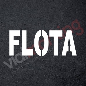 Plantilla pintar señal FLOTA M