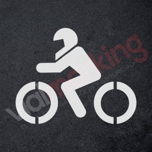 Señalización horizontal moto DGT