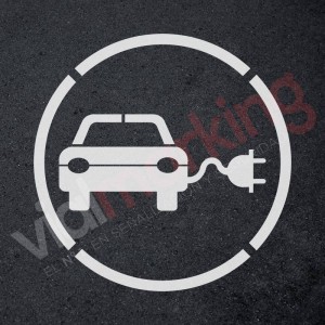 Plantilla punto carga vehículo eléctrico
