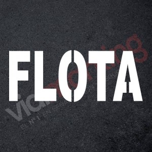 Plantilla pintar señal FLOTA L