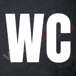  Plantilla para pintar señalética wc 