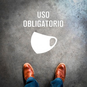 Plantilla pintar señal uso obligatorio mascarilla (Default)