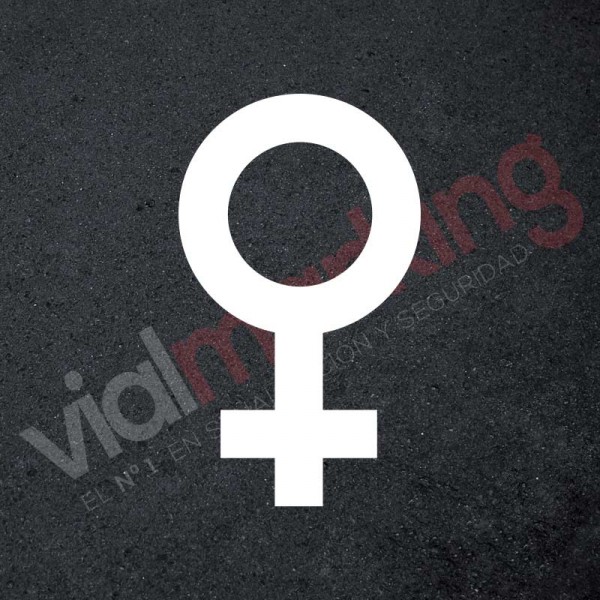 Plantilla para pintar reserva parking exclusivo para mujeres