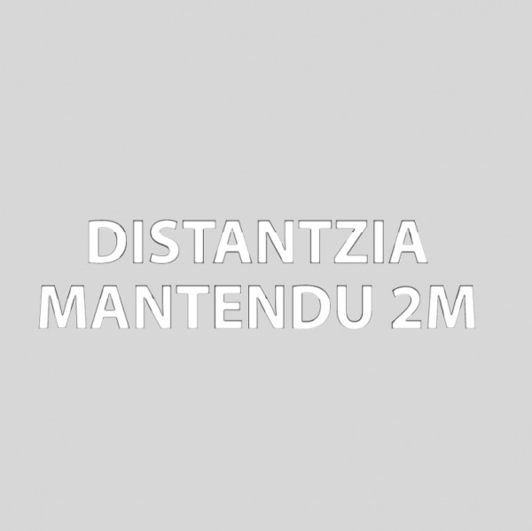 Distantzia mantendu 2m
