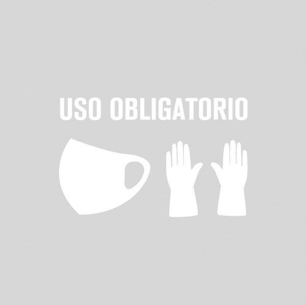 Plantilla pintar señal uso obligatorio mascarilla y guantes (Default)