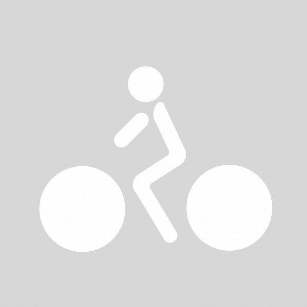 Plantilla pintar y marcar símbolo de bicicleta con ciclista 